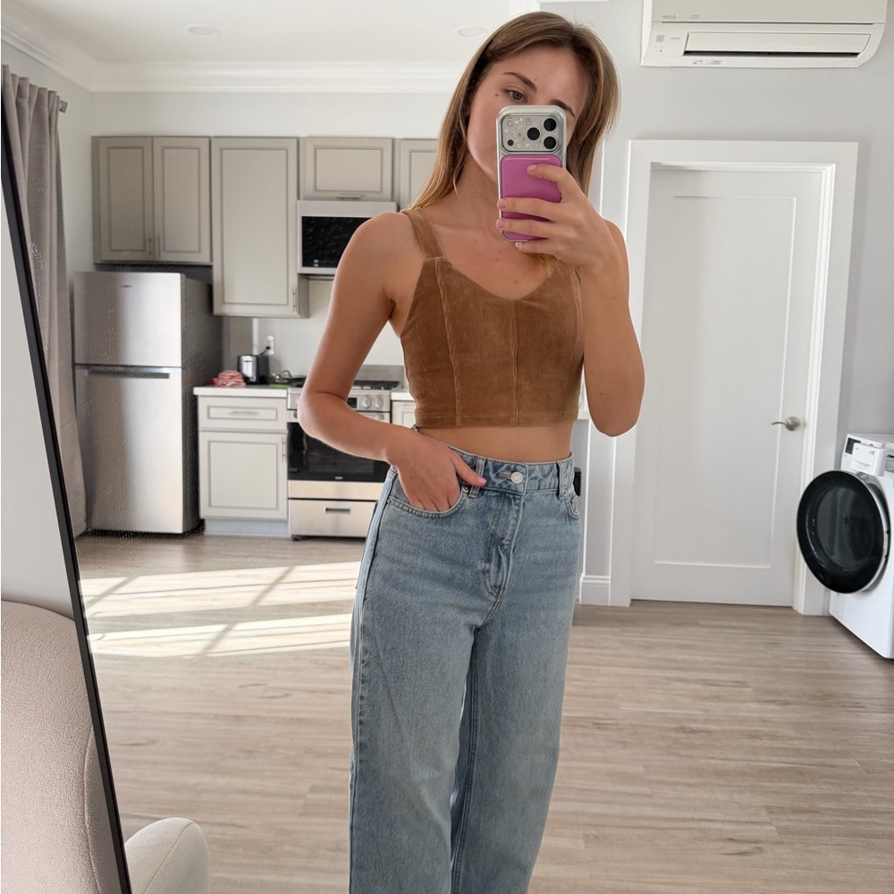 Elegant Tan Crop Top for Women